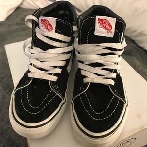 Black high top vans
